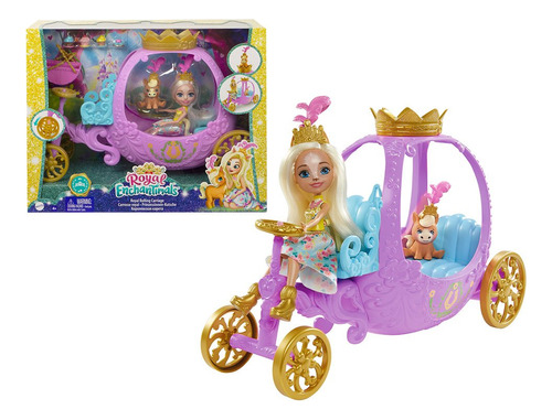 Royal Enchantimals - Carruaje Real - Gyj16 - Mattel Bsnav