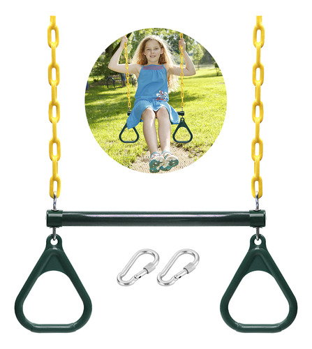 Set Columpio Trapecio Y Anillos Parque Infantil