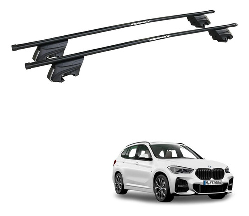 Rack Bagageiro Eqmax Beta Aço Preto Bmw X1 2014