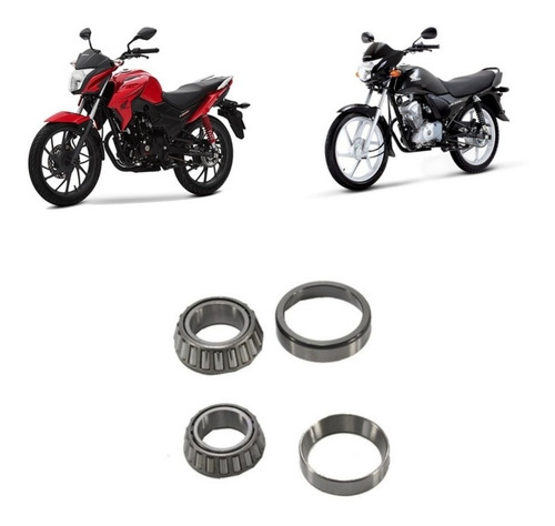 Cubeta De Direccion Honda Cb1 / Cb1 Twister (completo)