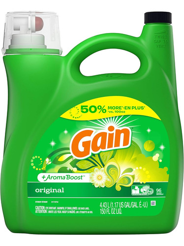 Detergente Gain Liquido Aroma Boost 4.55lt