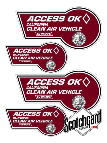 California Hov Stickers 3m - Película Protectora De Pintura