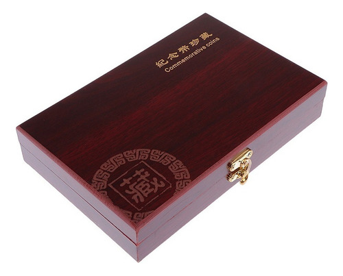 Magnífica Caja De Madera Para Guardar Monedas Para 50