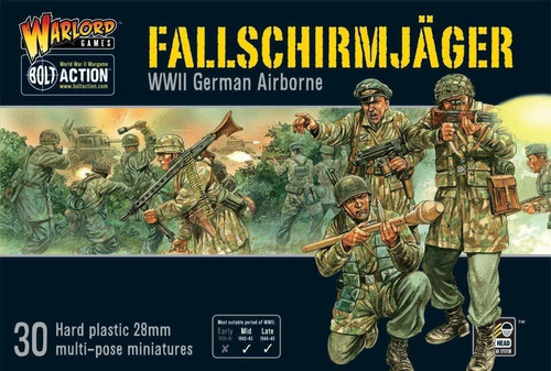 Juego De Acción Fallschirmjager  wwii Alemán Airbo Fr80mn