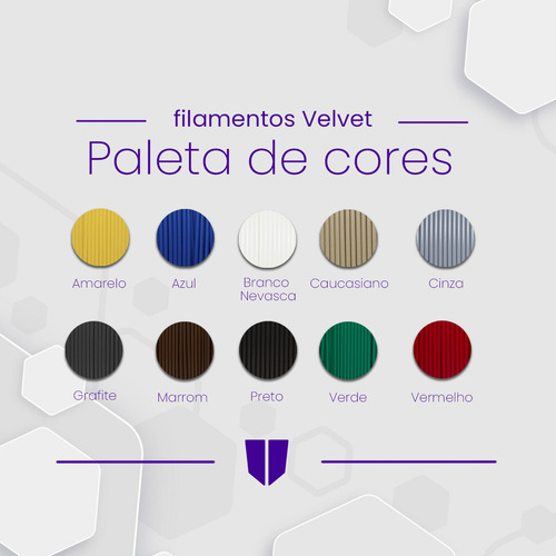 Filamento Pla Velvet Efeito Fosco Premium 1kg Voolt3d Cor Preto Velvet