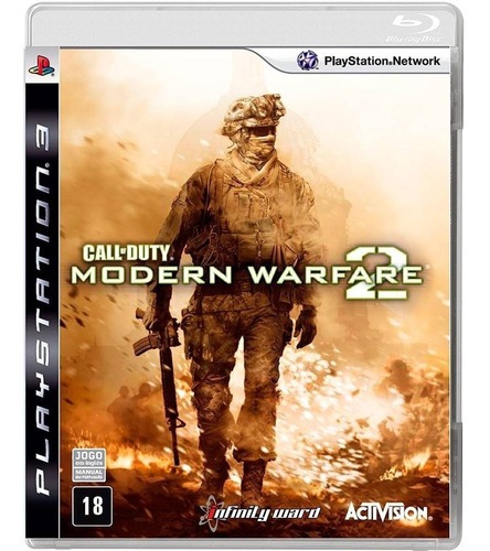 Call Of Duty Modern Warfare 2 Mw2 Ps3 Lacrado Mídia Física