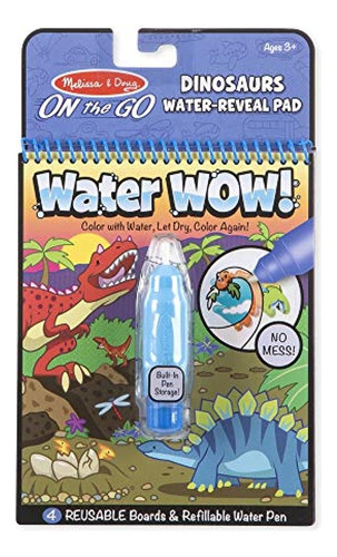 Melissa & Doug On The Go Water ¡guau! Almohadilla De Activid