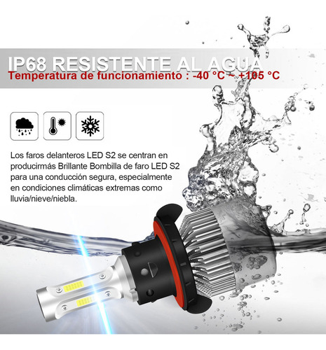 Farol Led H13 Para Ford F150 2004-2014