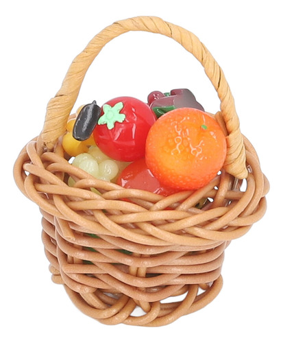 Cesta De Fruta En Miniatura, 3 Unidades, Divertida Simulació