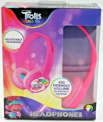 Audífonos Para Niñas Trolls World Tour Seguro Para Niños