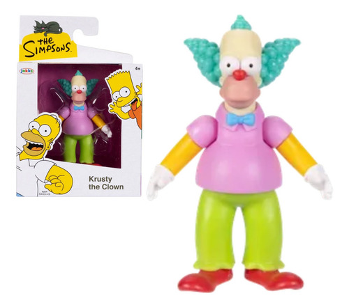 Figura Krusty De Coleccion Simpsons Miniatura Muñeco 5,5 Cm