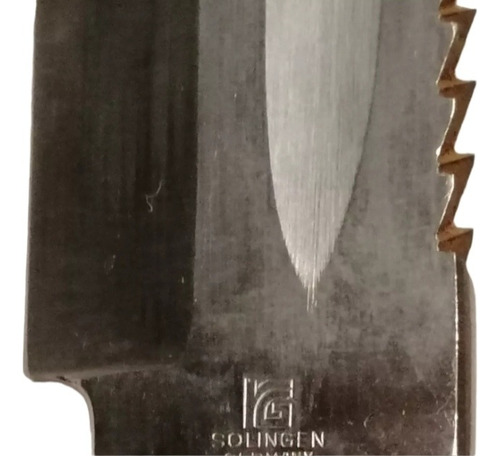 Cuchillo Regus Antiguo De Caza Solingen Cabo En Guampa