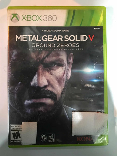 Metal Gear Graund Zeroes Xbox 360