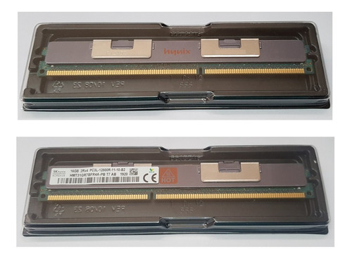 Imagem 1 de 1 de Memoria Hynix Ddr3 16gb Pc3l 12800r Para Servidor Apenas