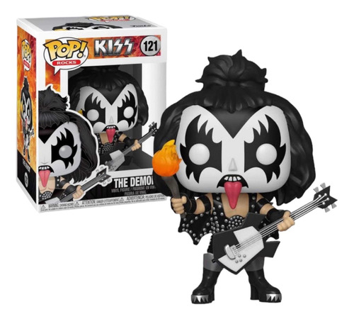 Funko Pop - Rocks Kiss: The Demon #121 Gene Simmons