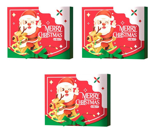 Caja De Feliz Navidad, Caja De Caramelos, Embalaje De Regalo
