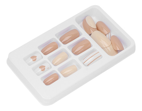 Juego De 24 Uds De Puntas De Uñas Postizas Cubierta