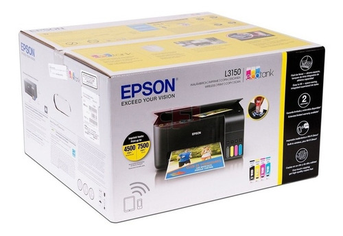 Impresora Epson L3150 Sistema Continuo Wifi Multifuncional