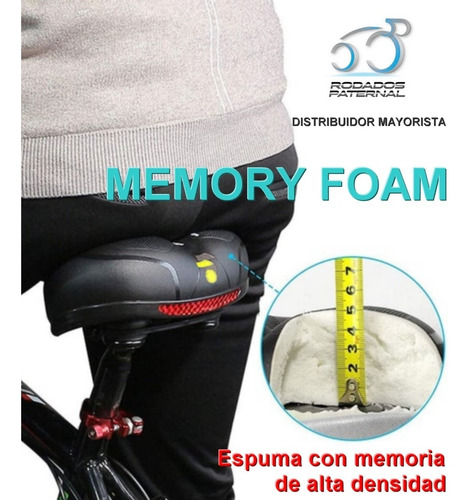 Imagen 2 de 10 de Asiento Esponjoso Mullido Comodo Esponjoso Prostatico Bici