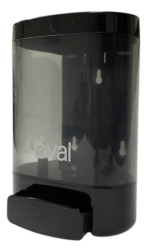 Dispensador De Jabon Oval Dv062 Rellenable 1 L Color Humo Color Humo Con Negro
