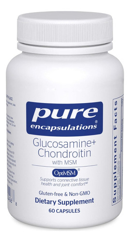 Glucosamina Condroitina Con Msm Pure Encapsulations 60 Caps