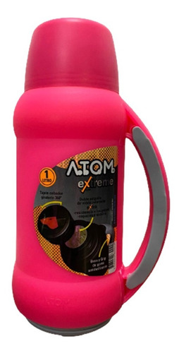 Termo Atom Extreme 1 Lts Pico Matero Doble Ampolla Vidrio 