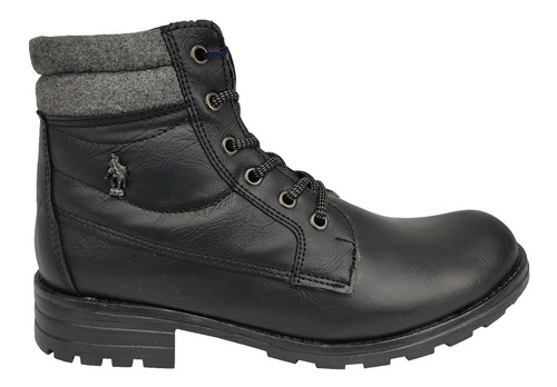 Bota Urbana Tipo Piel Marca Hpc Polo - Suela Antiderrapante