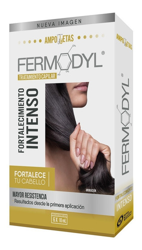 Tratamiento Capilar Ampolletas Fermodyl Fortalece 6 X 10 Ml