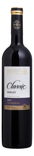 Vinho Salton Classic Merlot 750 Ml