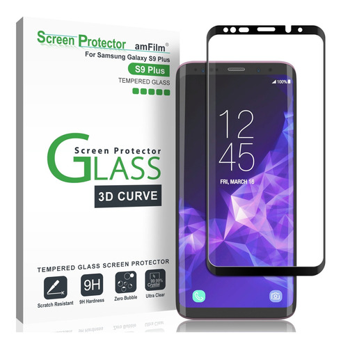 Protector Pantalla Cristal Para Galaxy S9 Plus Curvado 3d St