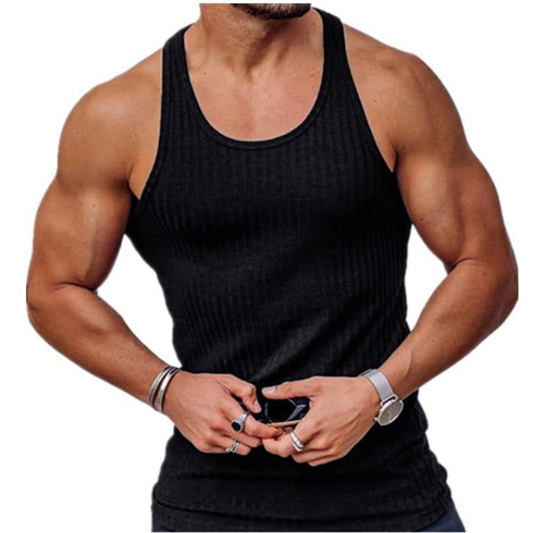 Camiseta De Tirantes Para Hombre Dry Fit Transpirable