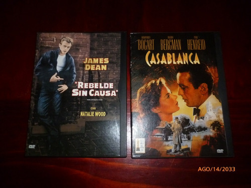 Rebelde Sin Causa+casablanca Originales.impecables.