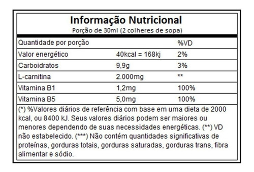 L - Carnitine Carnitina Pure 400ml - Max Titanium + C/ Nf-e
