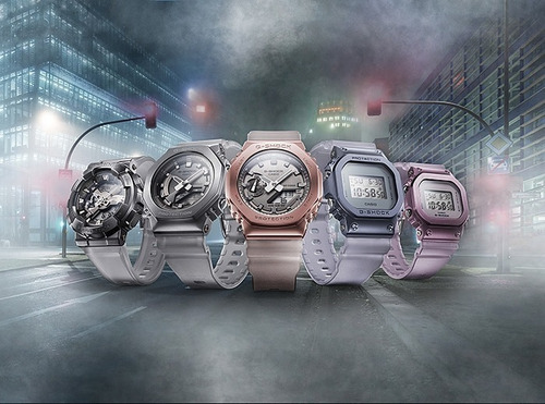 Imagen 6 de 6 de Reloj Casio G-shock Youth Humeado Azul Gm-5600mf-2cr