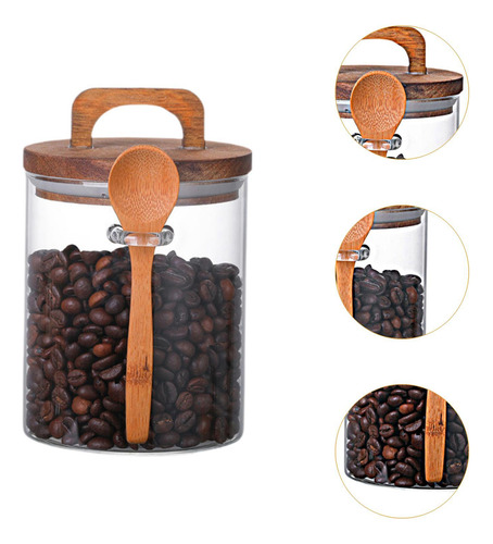 Contenedor De Almacenamiento De Granos De Café, 800ml