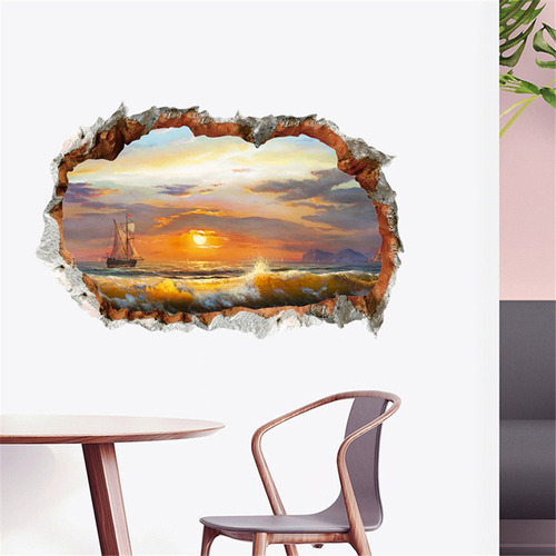 I Adhesivo Mural Desmontable 3d Bricolaje Familiar Hogar