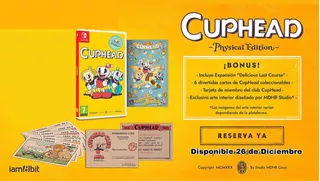 Cuphead Launch Edition Nintendo Switch Nuevo Sellado
