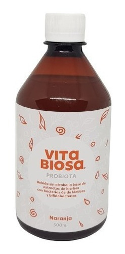 Probiotico Orgánico Vita Biosa Naranja Salud Digestion 500ml