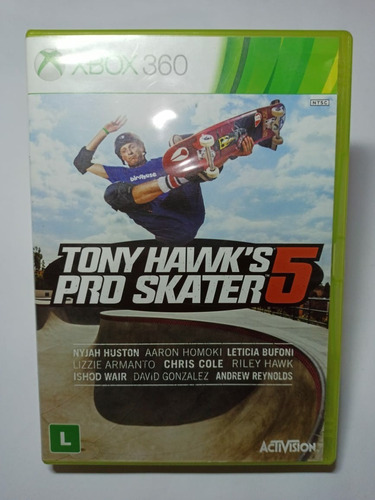 Tony Hawks Pro Skater 5 Xbox 360 Mídia Física Original (Usado)