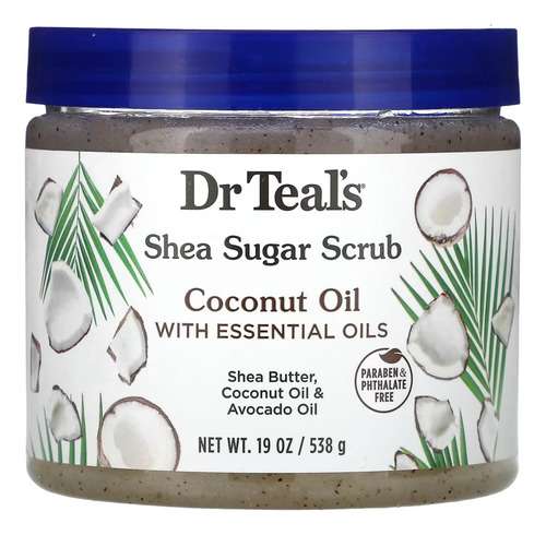 Exfoliante Corporal Dr Teals Aceite De Coco 538g