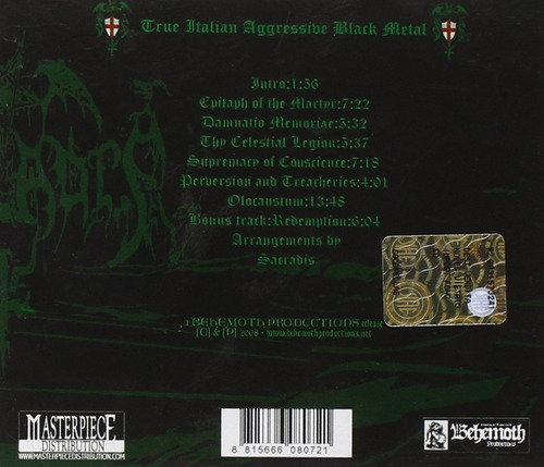 Sacradis- Damnatio Memoriae Cd