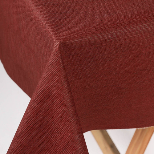 Mantel Impermeable 2,40m Cuerina Lombardía Ecocuero Lavable2 Bordó