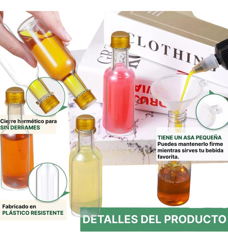 Botella Salsa Y Aderezos Recuerdo 60 Ml Pack 50
