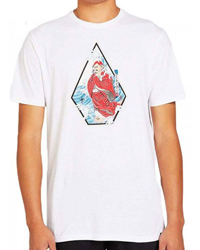 Remera Volcom Nozaka Blanco