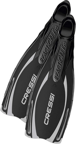 Aletas Cressi  Reaction Pro Apnea Buceo Negro Talla 40-41