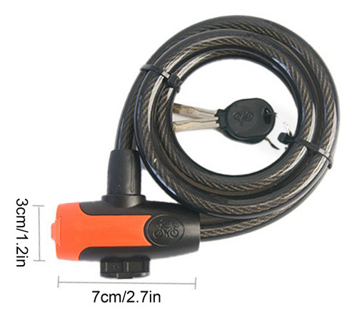 Candado Para Bicicleta Candado De Prueba Portátil Para Bicic