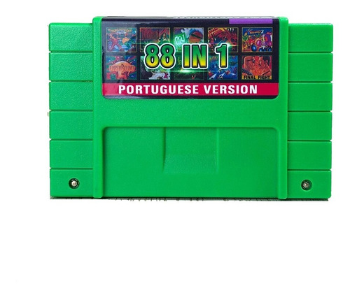 Fita Super Nintendo 88 Jogos Traduzidos Português Ronaldinho