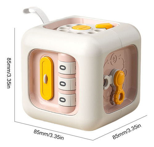 Tablero De Actividades Sensoriales Montessori Busy Cube 6 En