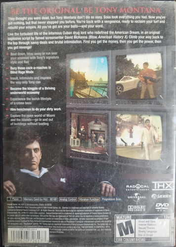 Scareface The World Si Yours Ps2 (Usado)