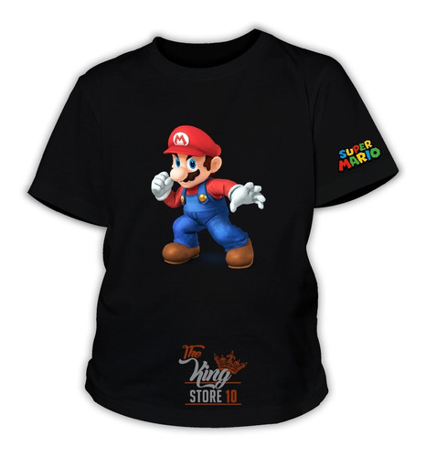 Polera De Niño, Mario Bros, Nintendo, Atari, Gamer, 